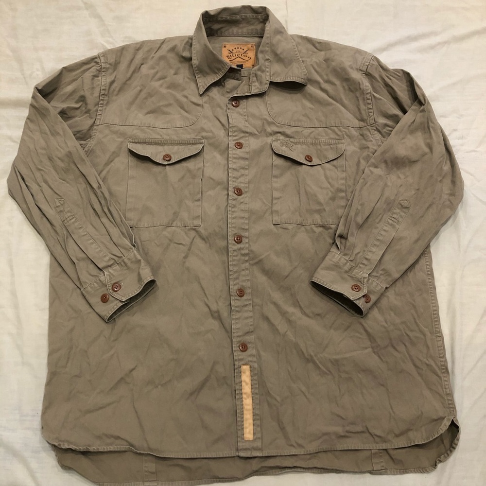 Col. Littleton Shirt Button Up Tan XL